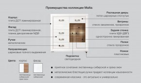 Гостиная модульная Мальта сибирская лиственница в Еманжелинске - emanzhelinsk.mebel74.com | фото 5