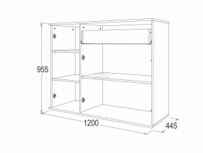 Комод 10 фант венге-млечный дуб в Еманжелинске - emanzhelinsk.mebel74.com | фото 2