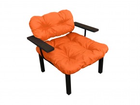 Кресло Дачное оранжевая подушка в Еманжелинске - emanzhelinsk.mebel74.com | фото 1