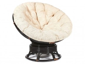 Кресло-качалка Papasan w 23/01 B с подушкой Antique brown, ткань Старт в Еманжелинске - emanzhelinsk.mebel74.com | фото