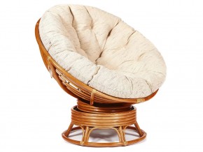 Кресло-качалка Papasan w 23/01 B с подушкой Cognac, ткань Старт в Еманжелинске - emanzhelinsk.mebel74.com | фото