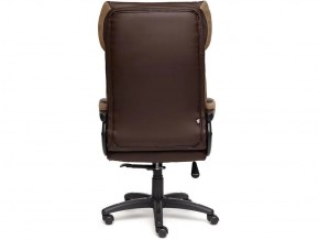 Кресло офисное Duke кожзам коричневый в Еманжелинске - emanzhelinsk.mebel74.com | фото 2
