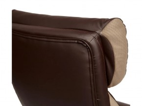Кресло офисное Duke кожзам коричневый в Еманжелинске - emanzhelinsk.mebel74.com | фото 4