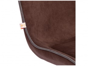 Кресло офисное Style флок коричневый в Еманжелинске - emanzhelinsk.mebel74.com | фото 4