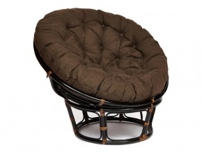 Кресло Papasan 23/01 W с подушкой Antique brown, ткань Коричневый в Еманжелинске - emanzhelinsk.mebel74.com | фото