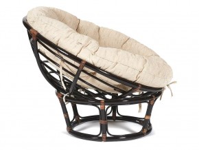 Кресло Papasan 23/01 W с подушкой Antique brown, ткань Старт в Еманжелинске - emanzhelinsk.mebel74.com | фото 3