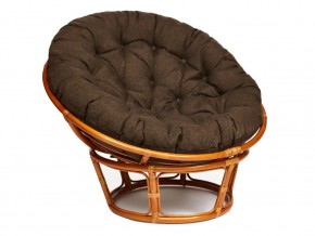 Кресло Papasan 23/01 W с подушкой Cognac, ткань Коричневый в Еманжелинске - emanzhelinsk.mebel74.com | фото