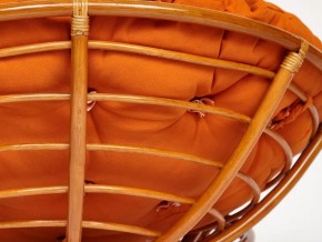 Кресло Papasan 23/01 W с подушкой Cognac, ткань Оранжевый в Еманжелинске - emanzhelinsk.mebel74.com | фото 2