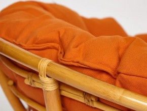 Кресло Papasan 23/01 W с подушкой Honey, ткань Оранжевый в Еманжелинске - emanzhelinsk.mebel74.com | фото 4