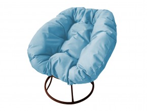 Кресло Пончик без ротанга голубая подушка в Еманжелинске - emanzhelinsk.mebel74.com | фото
