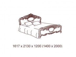 Кровать 2-х спальная 1400*2000 с ортопедом в Еманжелинске - emanzhelinsk.mebel74.com | фото