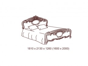 Кровать 2-х спальная 1600*2000 с ортопедом в Еманжелинске - emanzhelinsk.mebel74.com | фото