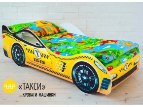 Кровать детская машина Такси в Еманжелинске - emanzhelinsk.mebel74.com | фото