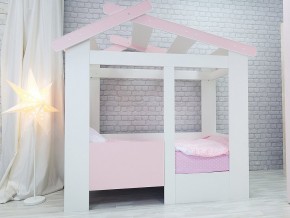 Кровать детская Теремок без ящика розовая в Еманжелинске - emanzhelinsk.mebel74.com | фото 1