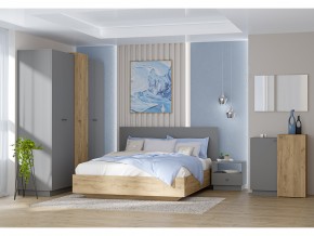 Кровать Квадро арт.031-М1 1400 Графит в Еманжелинске - emanzhelinsk.mebel74.com | фото 2