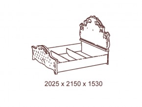 Кровать Рафаэлла 1800 с основанием в Еманжелинске - emanzhelinsk.mebel74.com | фото 2