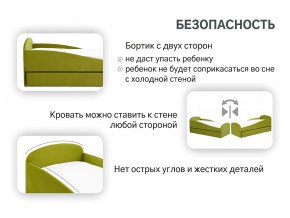 Кровать с ящиком Letmo оливковый (велюр) в Еманжелинске - emanzhelinsk.mebel74.com | фото 13