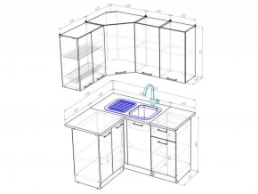 Кухонный гарнитур Лоретта прайм 1200х1400 мм в Еманжелинске - emanzhelinsk.mebel74.com | фото 6