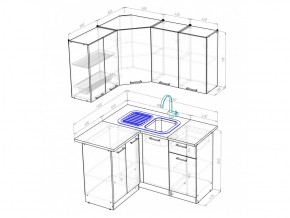 Кухонный гарнитур Полина прайм 1200х1400 мм в Еманжелинске - emanzhelinsk.mebel74.com | фото 6