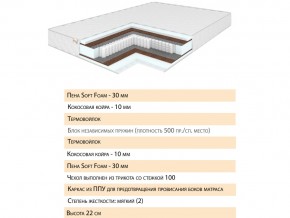 Матрас Шалла 120х200 в Еманжелинске - emanzhelinsk.mebel74.com | фото 2