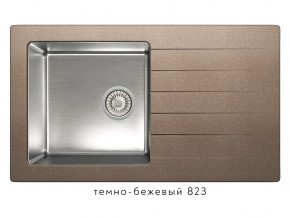 Мойка комбинированная Tolero twist TTS-860 Темно-бежевый 82 в Еманжелинске - emanzhelinsk.mebel74.com | фото