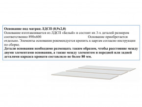 Основание из ЛДСП 0,9х2,0м в Еманжелинске - emanzhelinsk.mebel74.com | фото