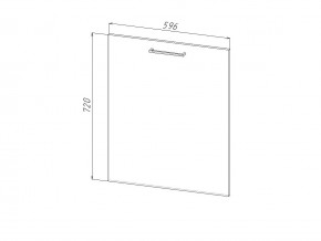 П 60 Комплект для посудомоечной машины 600 мм (цоколь + фасад) ЛДСП в Еманжелинске - emanzhelinsk.mebel74.com | фото