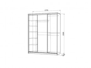 Шкаф-купе Бассо 7-600 78 дуб сонома в Еманжелинске - emanzhelinsk.mebel74.com | фото 2