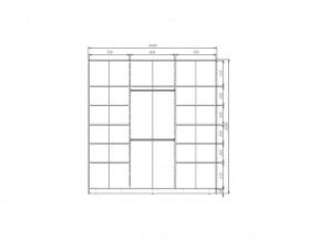 Шкаф-купе Max МШ-25-6-24/2-999 пленка Oracal белая в Еманжелинске - emanzhelinsk.mebel74.com | фото 2