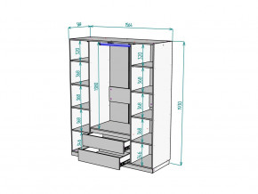 Шкаф Malta light H302 Белый в Еманжелинске - emanzhelinsk.mebel74.com | фото 2