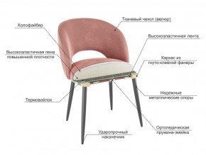 Стул Моли беж велюр-белый в Еманжелинске - emanzhelinsk.mebel74.com | фото 3