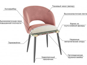 Стул Моли велюр синий в Еманжелинске - emanzhelinsk.mebel74.com | фото 2